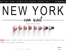 Tablet Screenshot of newyorkcanwait.net